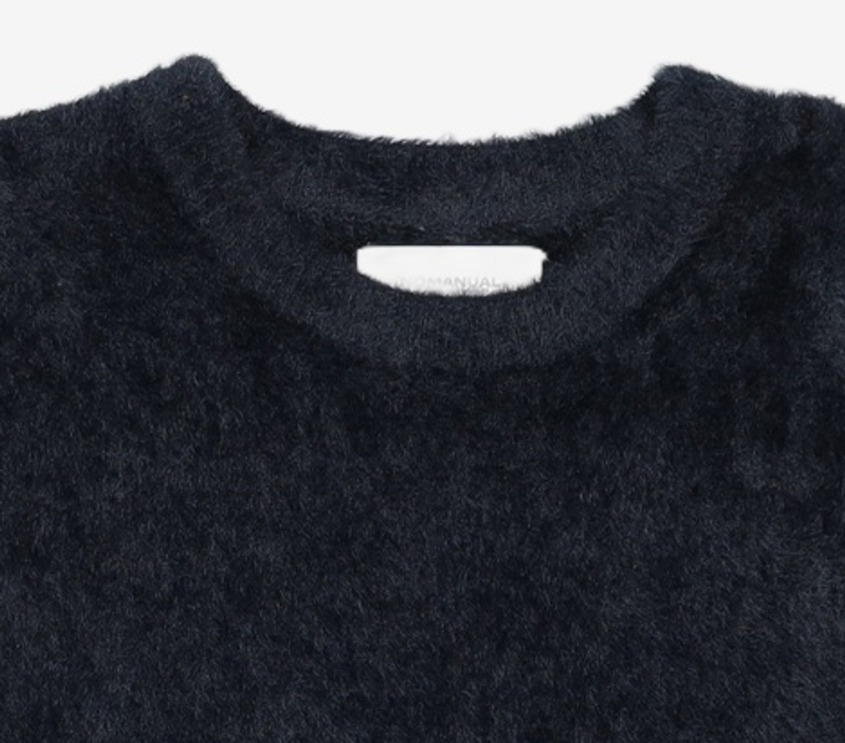 노매뉴얼(NOMANUAL) (시그니처종료)CROPPED HAIRY KNIT - 5 COLOR 100