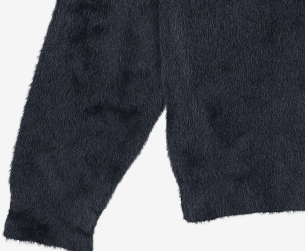 노매뉴얼(NOMANUAL) (시그니처종료)CROPPED HAIRY KNIT - 5 COLOR 100
