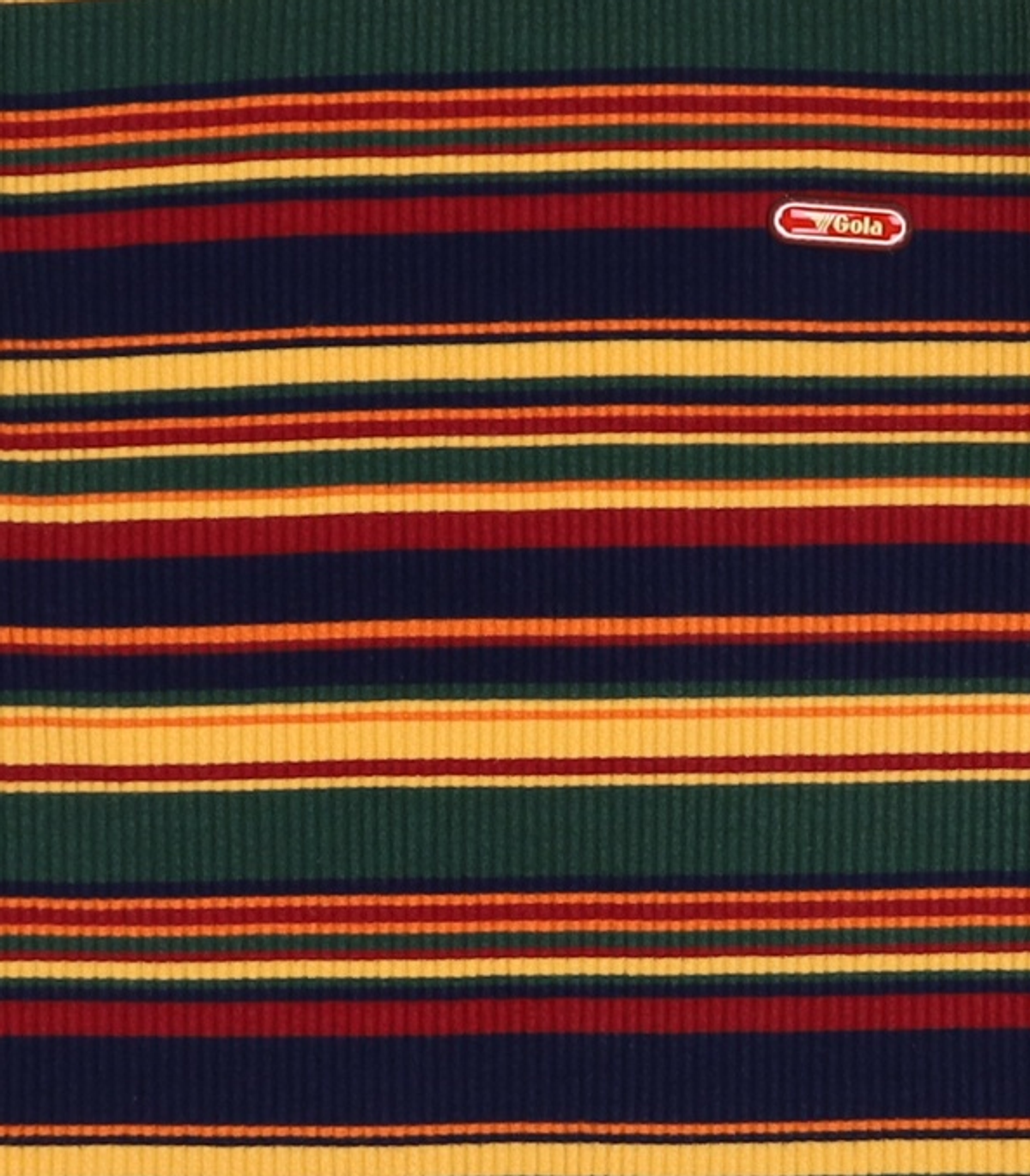 골라(GOLA) W 스트라이프 로고 티셔츠 W STRIPE LOGO SLEEVE TS FREE