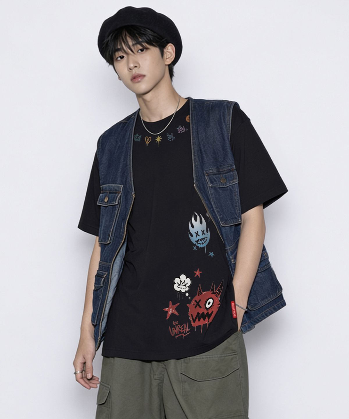 아티스트웨어(ARTISTWEAR) [ATW] 언리얼 몬스터 반팔티 - 2COLOR