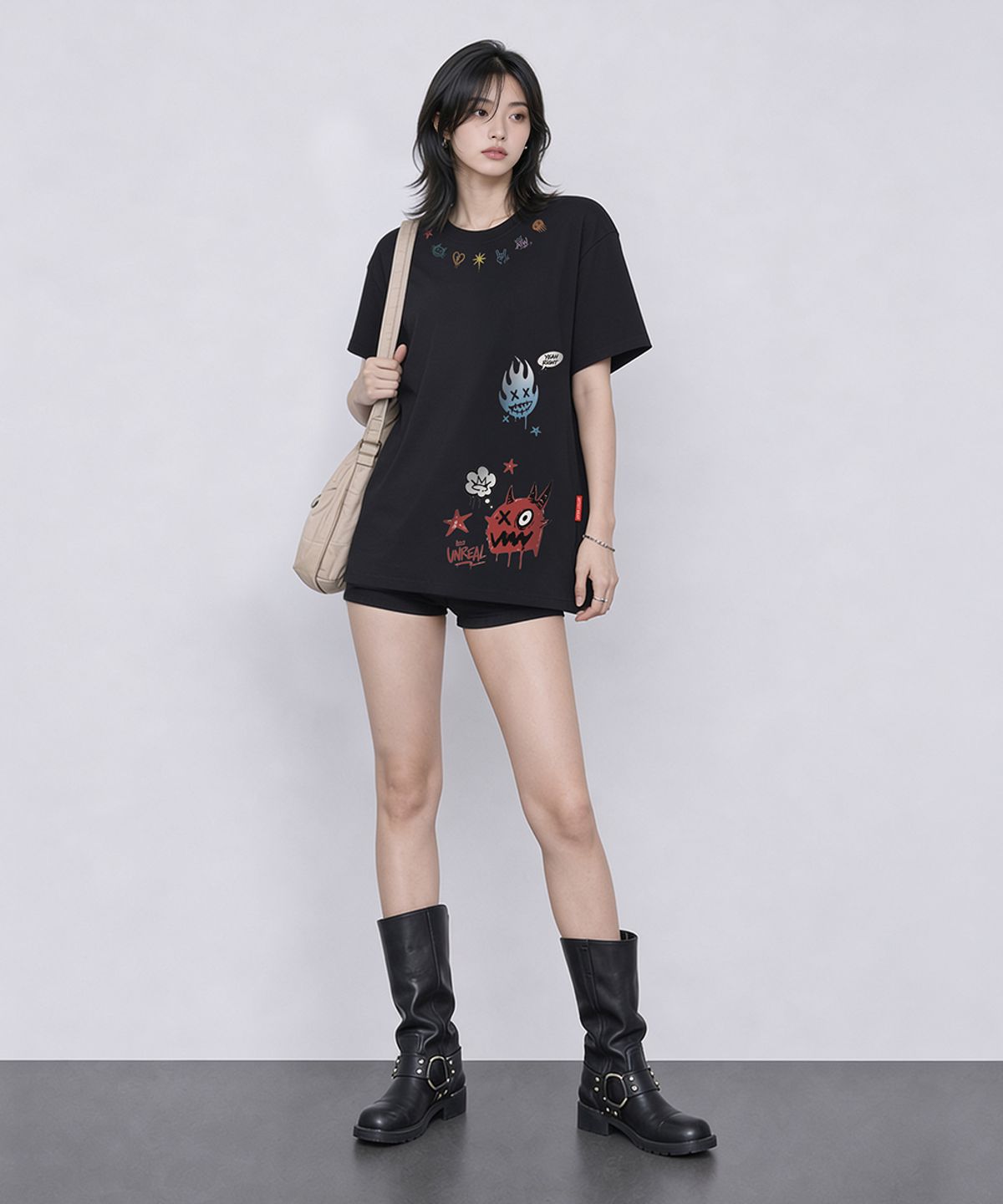 아티스트웨어(ARTISTWEAR) [ATW] 언리얼 몬스터 반팔티 - 2COLOR