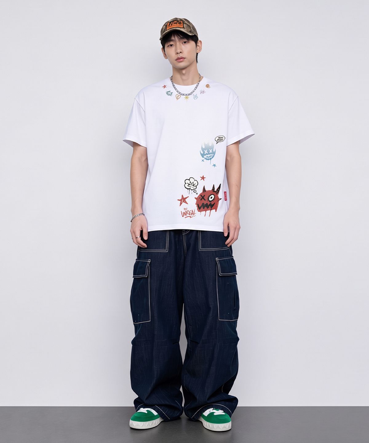 아티스트웨어(ARTISTWEAR) [ATW] 언리얼 몬스터 반팔티 - 2COLOR