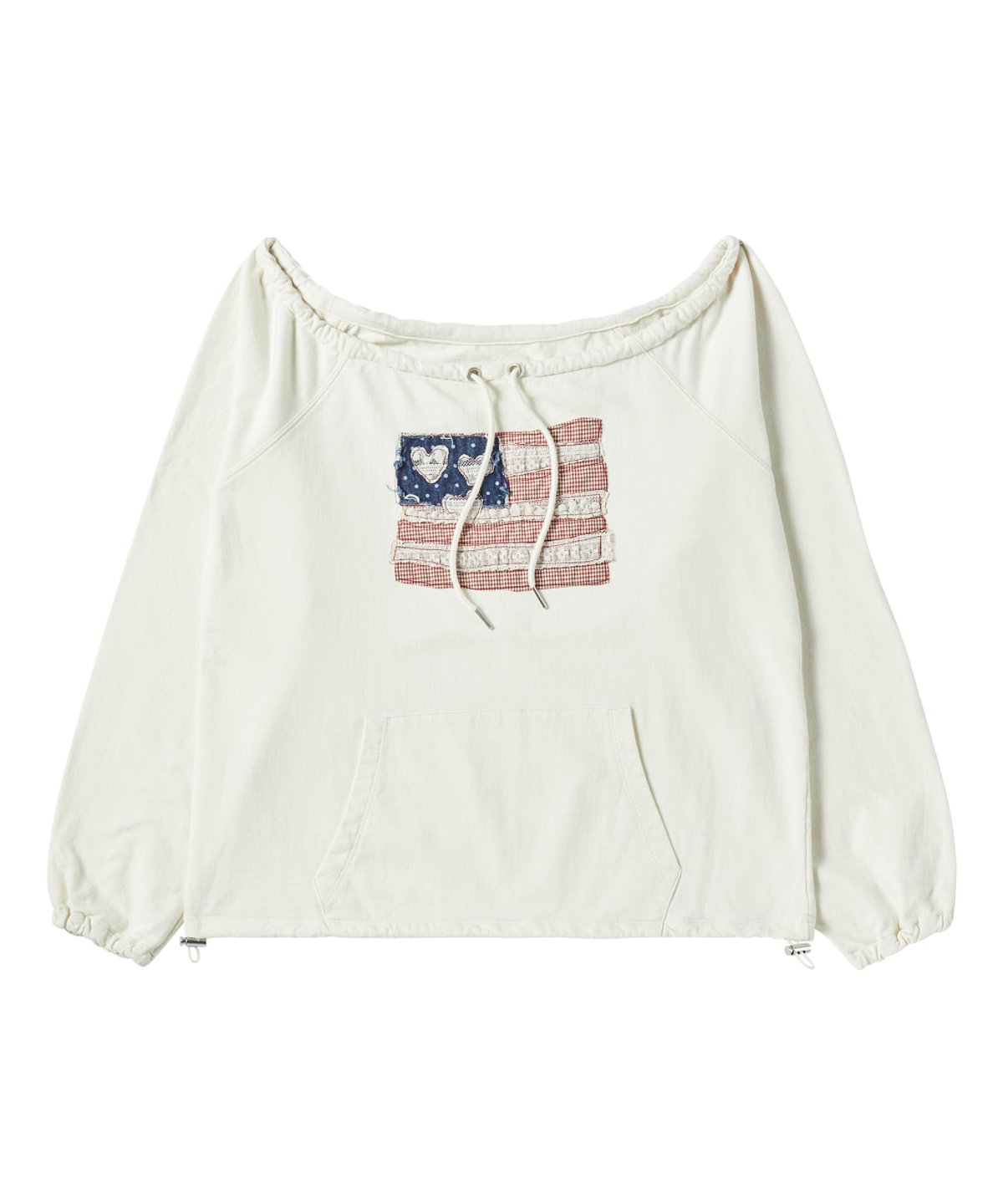 로긴 앤 로지(ROGIN N ROSIE) USA Banner String long Sleeve Cream