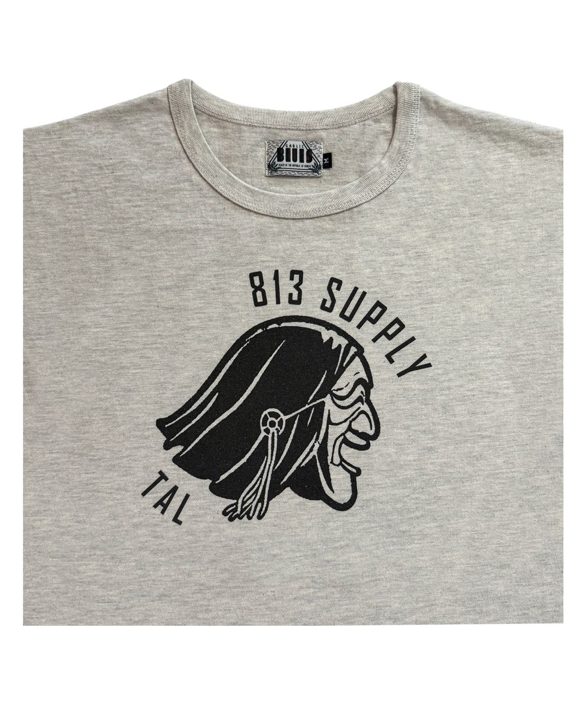 갈릭 블루스(GARLICBLUES) Hahoe Tal T-Shirt(Oatmeal)