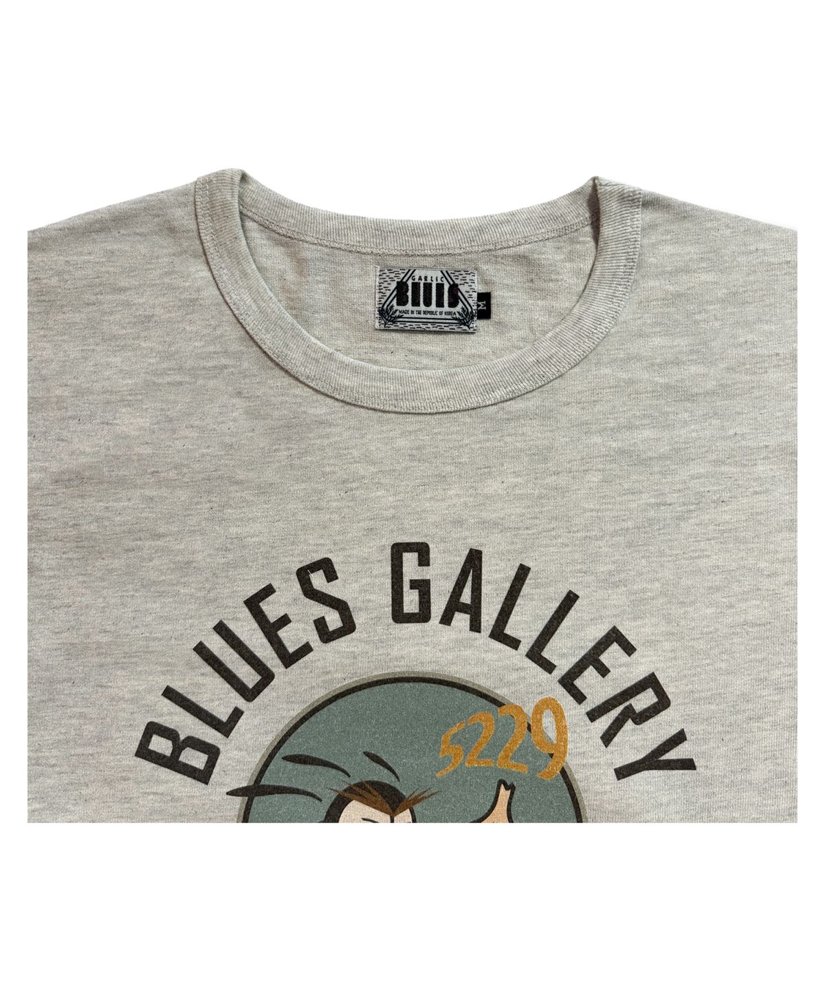 갈릭 블루스(GARLICBLUES) RUN PENGUIN T-SHIRT(oatmeal)