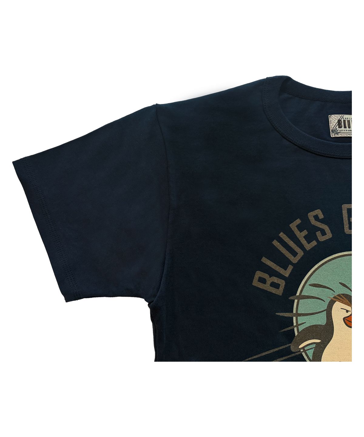 갈릭 블루스(GARLICBLUES) RUN PENGUIN T-SHIRT(navy)