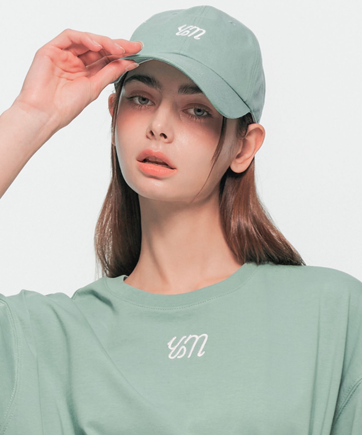 유움(UUM) LOGO BALL CAP MINT