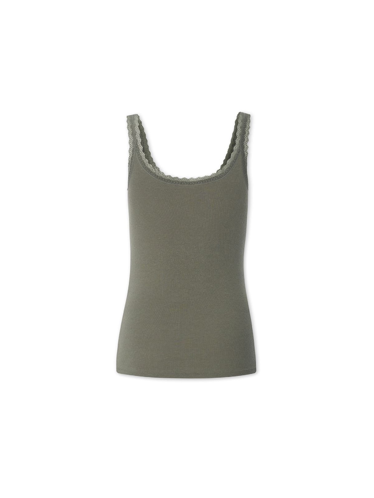 콜로신스(COLOCYNTH) Posi Lace Sleeveless Khaki