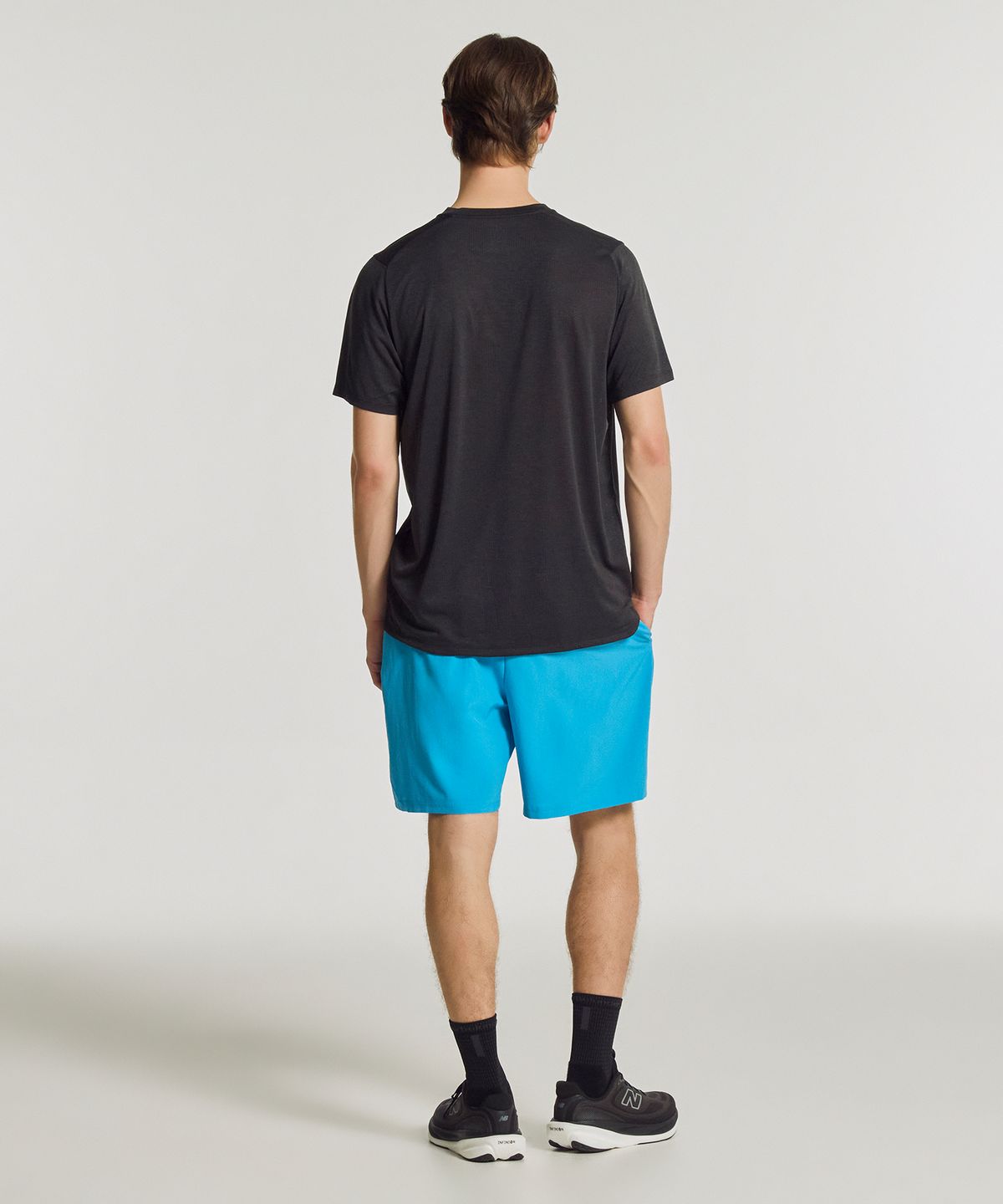 뉴발란스(NEW BALANCE) NBNVG36101 / MEN 스포츠에센셜 쇼츠 7인치 (L/BLUE)