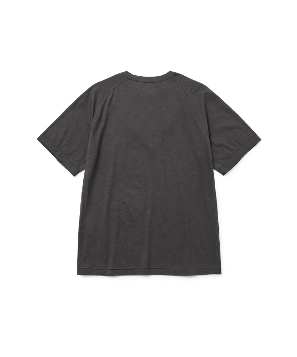해칭룸(HATCHINGROOM) Double Breasted Tee Slub Charcoal