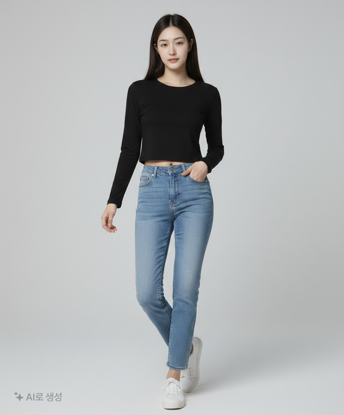무신사 스탠다드(MUSINSA STANDARD) 긴소매 티셔츠 L