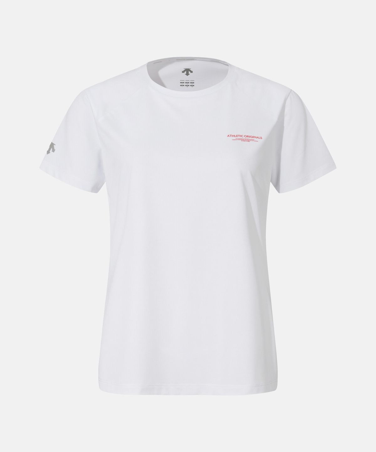 데상트(DESCENTE) 여성 러닝 흡한속건 반팔 티셔츠 화이트 SR322RTS72
