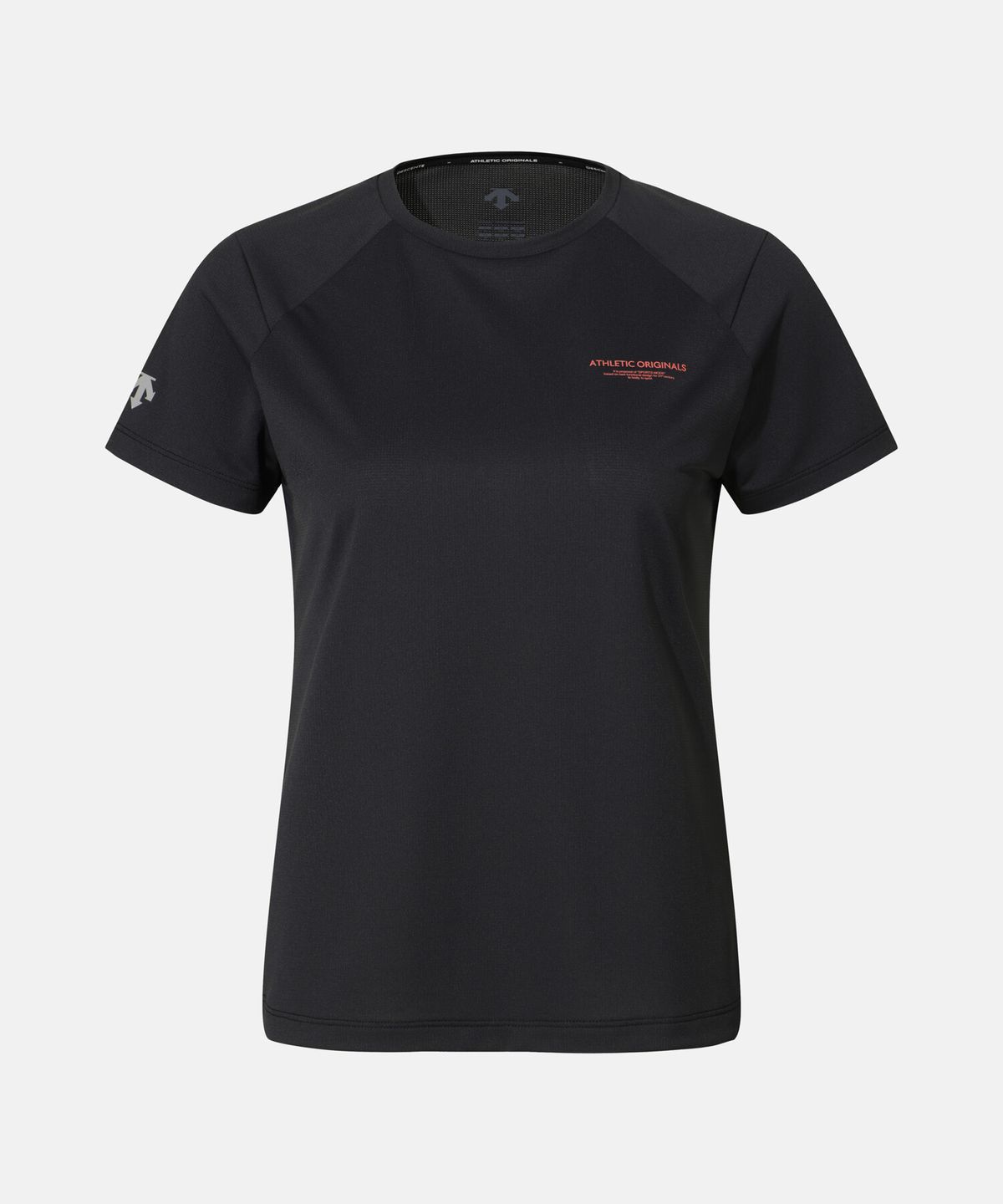 데상트(DESCENTE) 여성 러닝 흡한속건 반팔 티셔츠 블랙 SR322RTS72