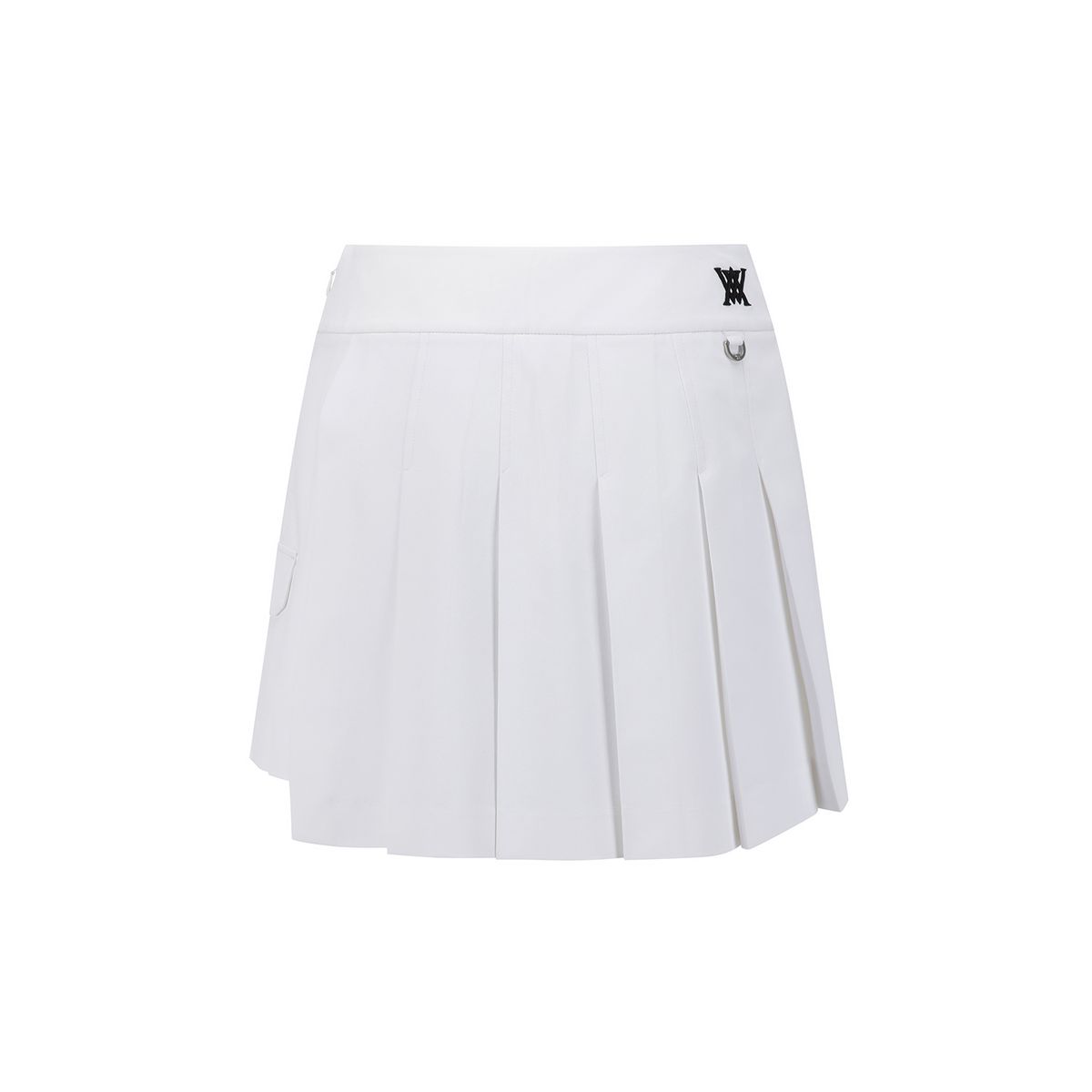 어뉴골프(ANEW GOLF) WOMEN OVER PLEATED HALF PANTS_WH