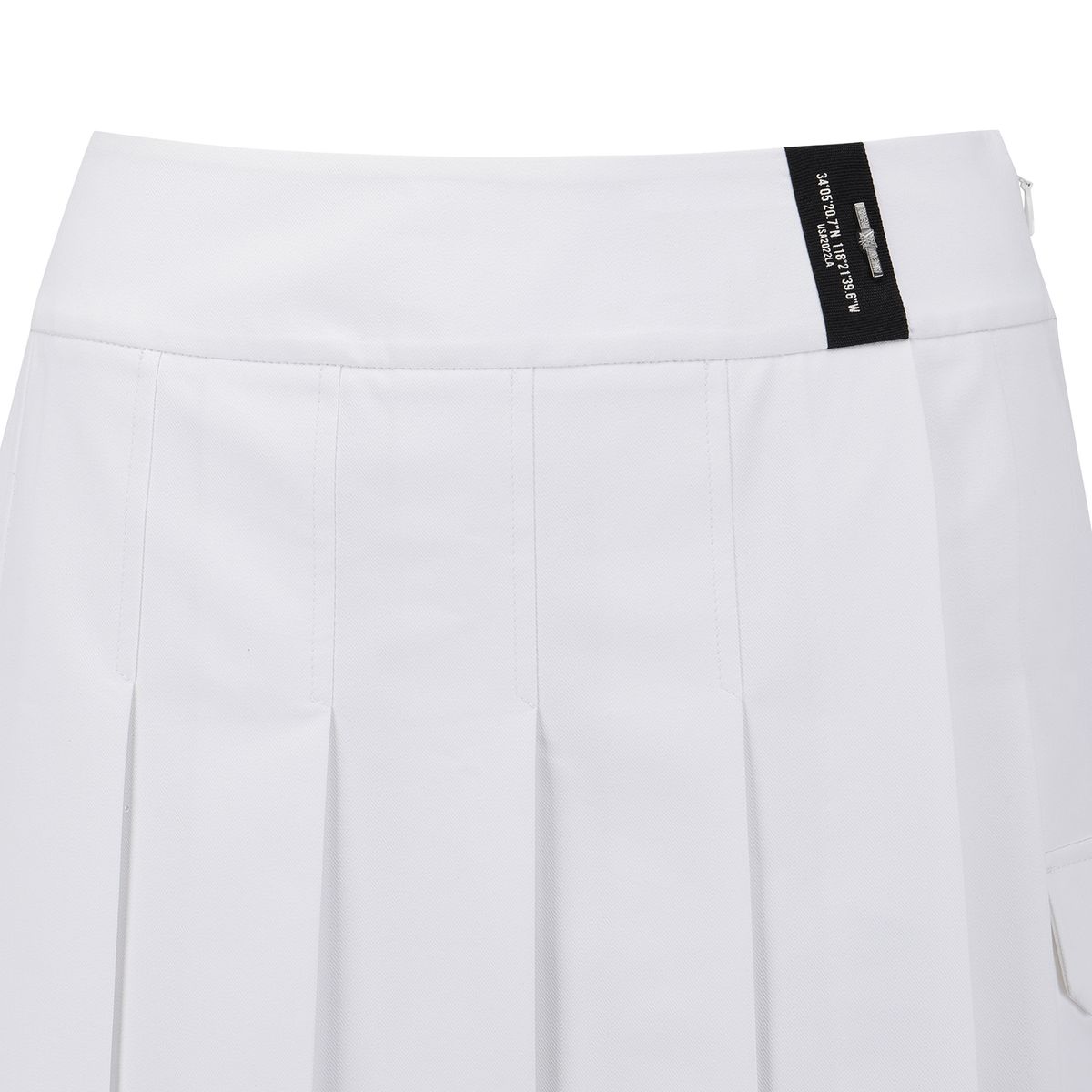어뉴골프(ANEW GOLF) WOMEN OVER PLEATED HALF PANTS_WH