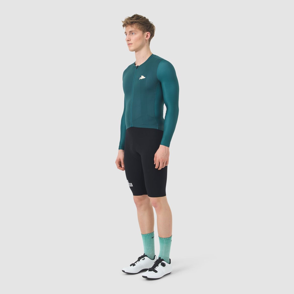 카페 드 사이클리스트(CAFE DU CYCLISTE) 안드레아 레이스 긴팔 져지 다크씨 남성