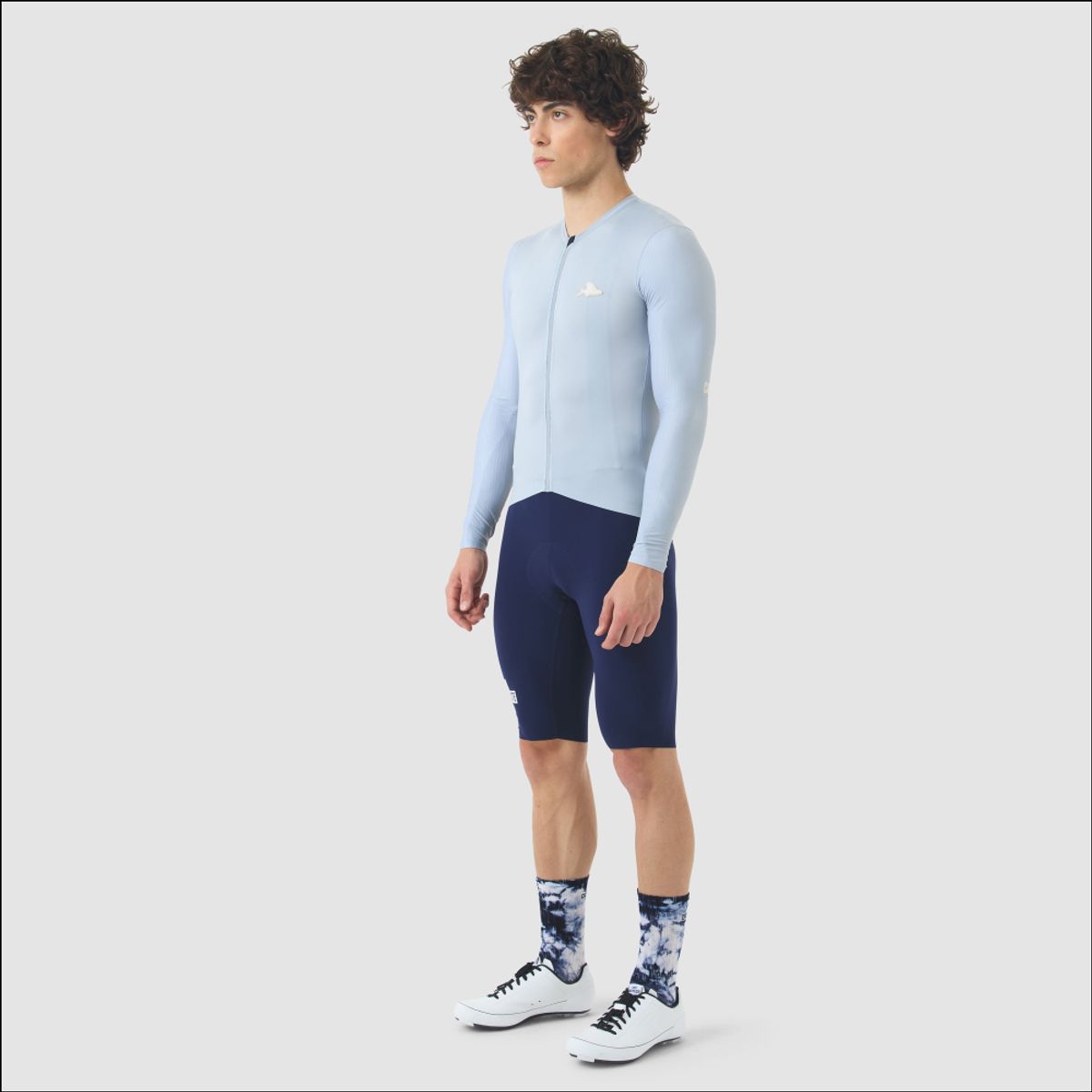 카페 드 사이클리스트(CAFE DU CYCLISTE) 안드레아 레이스 긴팔 져지 호라이즌 그레이 남성