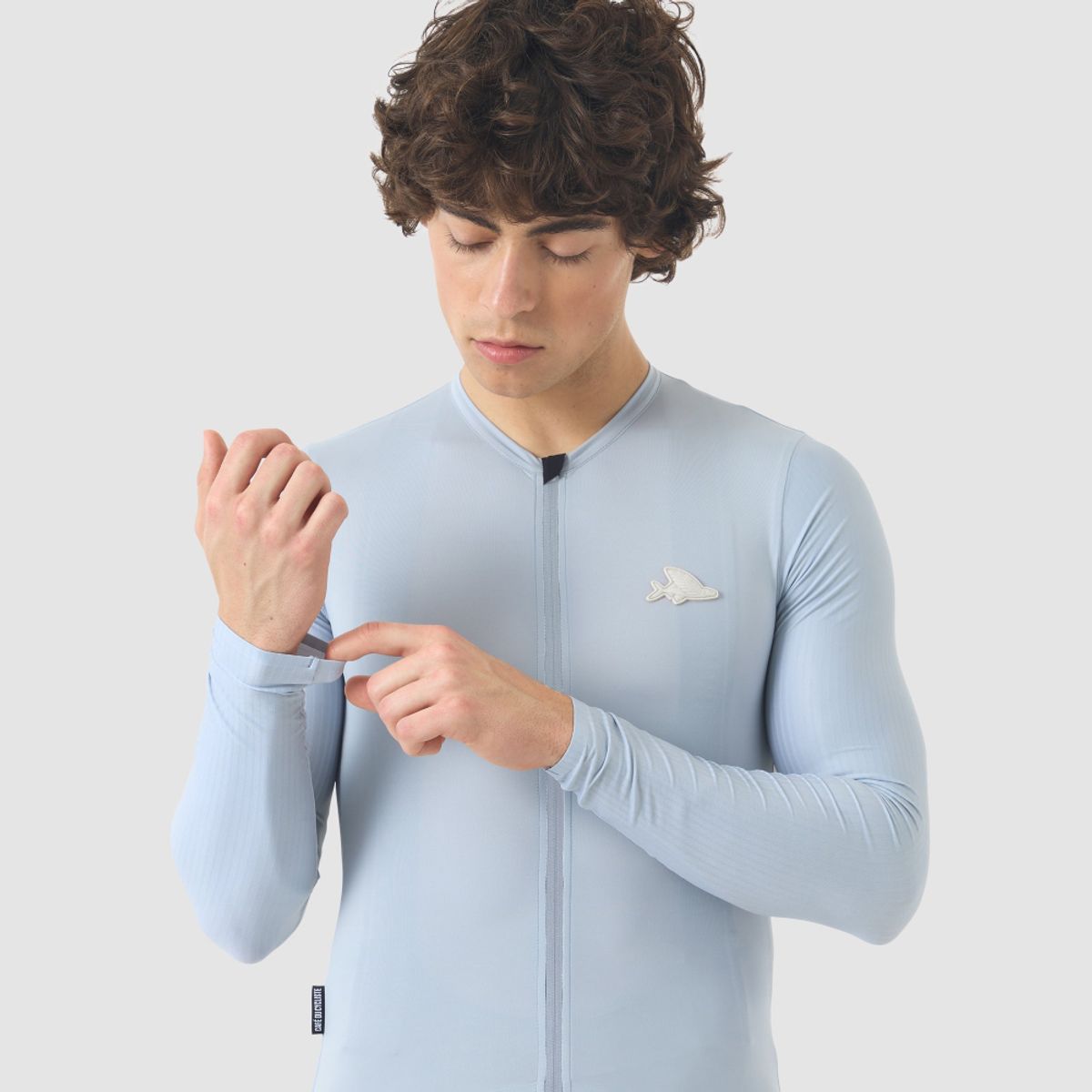 카페 드 사이클리스트(CAFE DU CYCLISTE) 안드레아 레이스 긴팔 져지 호라이즌 그레이 남성
