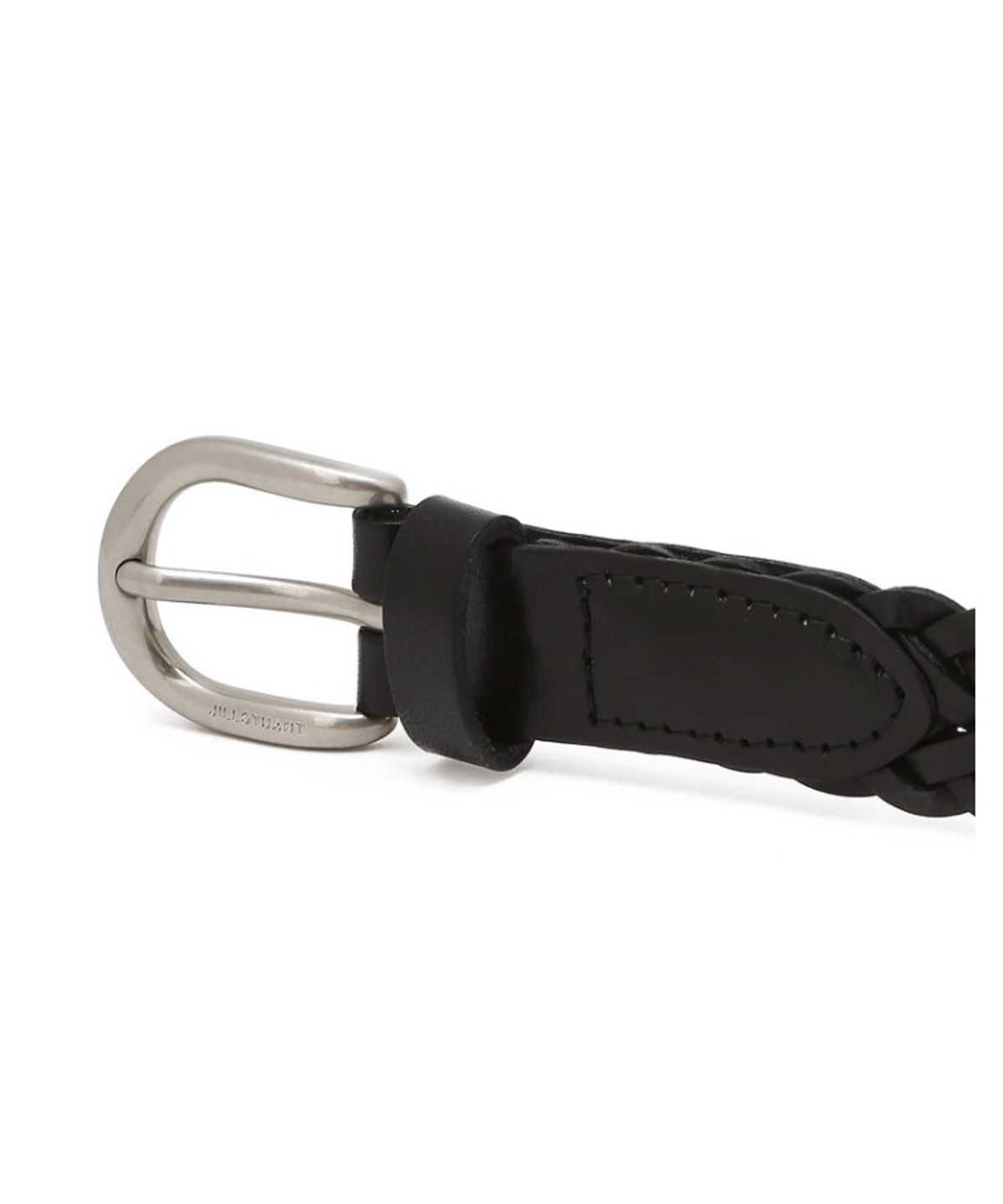 질스튜어트 맨 액세서리(JILLSTUART MEN ACC) [남녀공용] 25MM 블랙 라운드 버클 위빙 소가죽 벨트 JUBE6F411BK