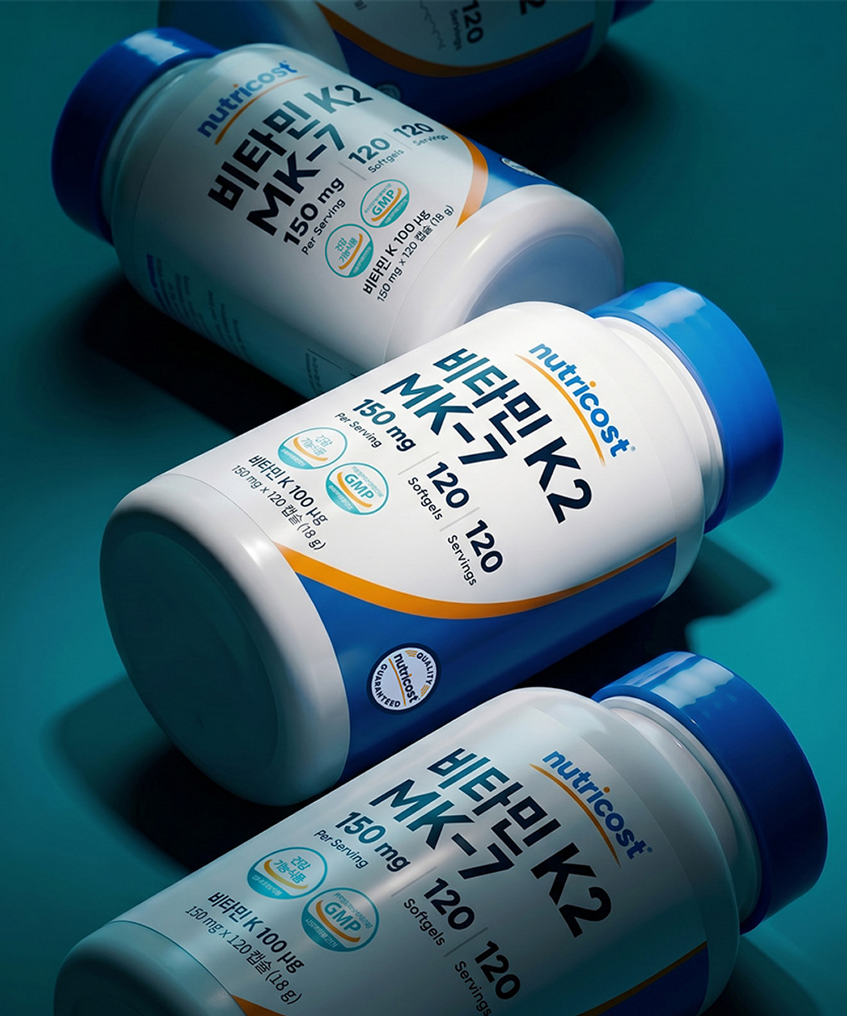 뉴트리코스트(NUTRICOST) 비타민 K2 MK-7 100MCG 소프트젤 120정