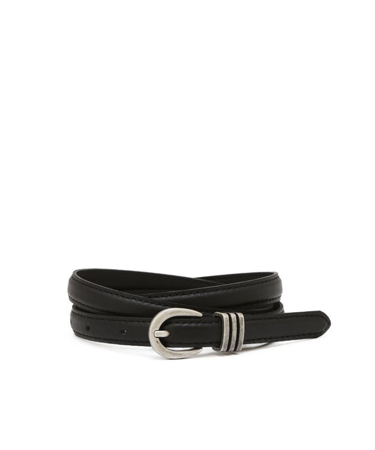 질스튜어트 맨 액세서리(JILLSTUART MEN ACC) 블랙 단색 소가죽 벨트 15MM