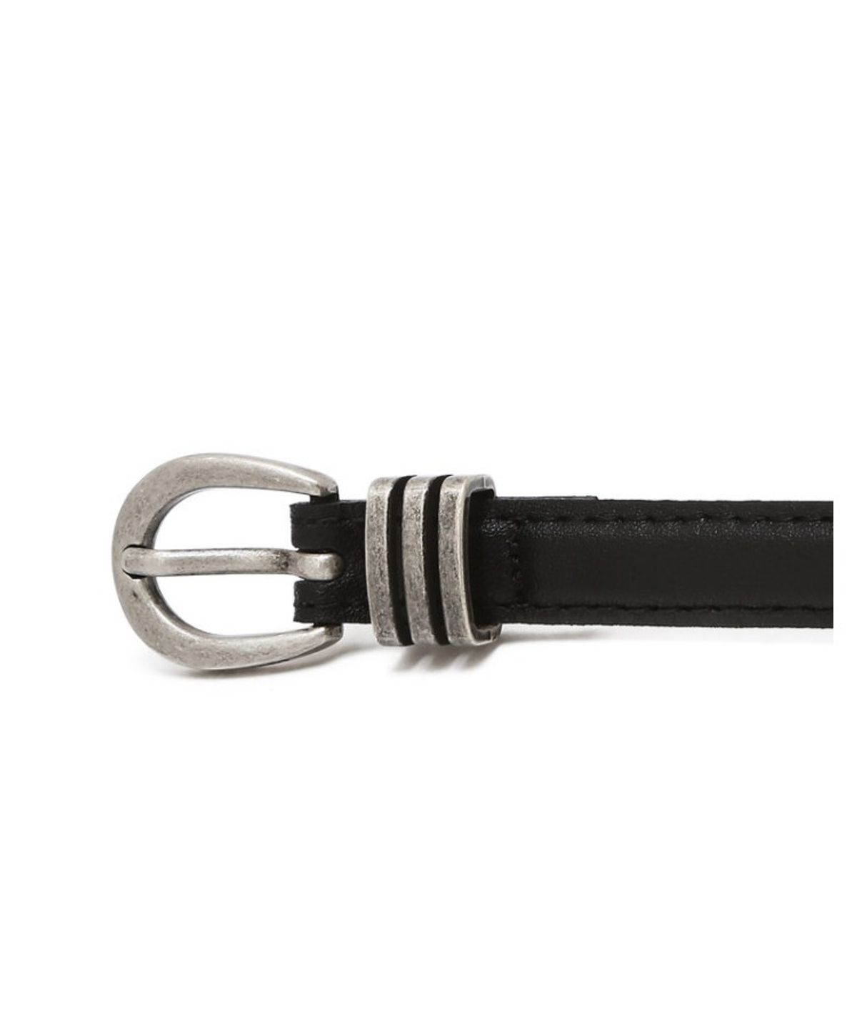 질스튜어트 맨 액세서리(JILLSTUART MEN ACC) 블랙 단색 소가죽 벨트 15MM