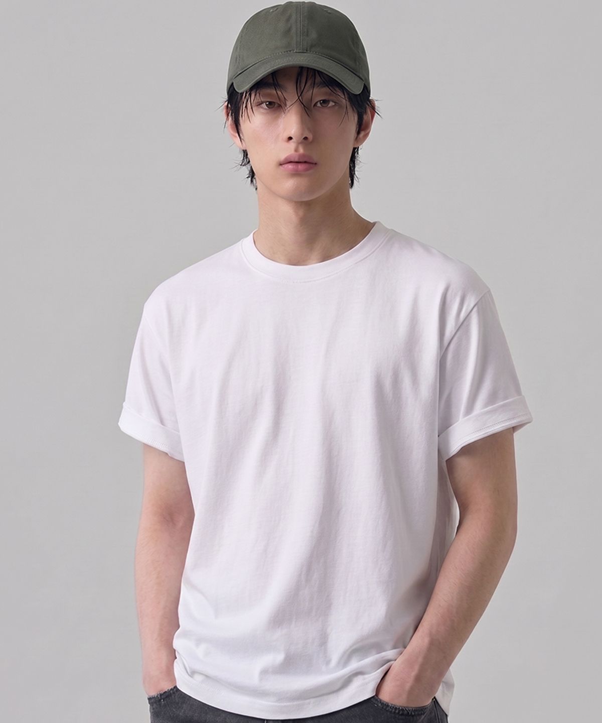 밴웍스(VANNWORKS) [2PACK] 크롭 반팔 티셔츠 (VS0300S)