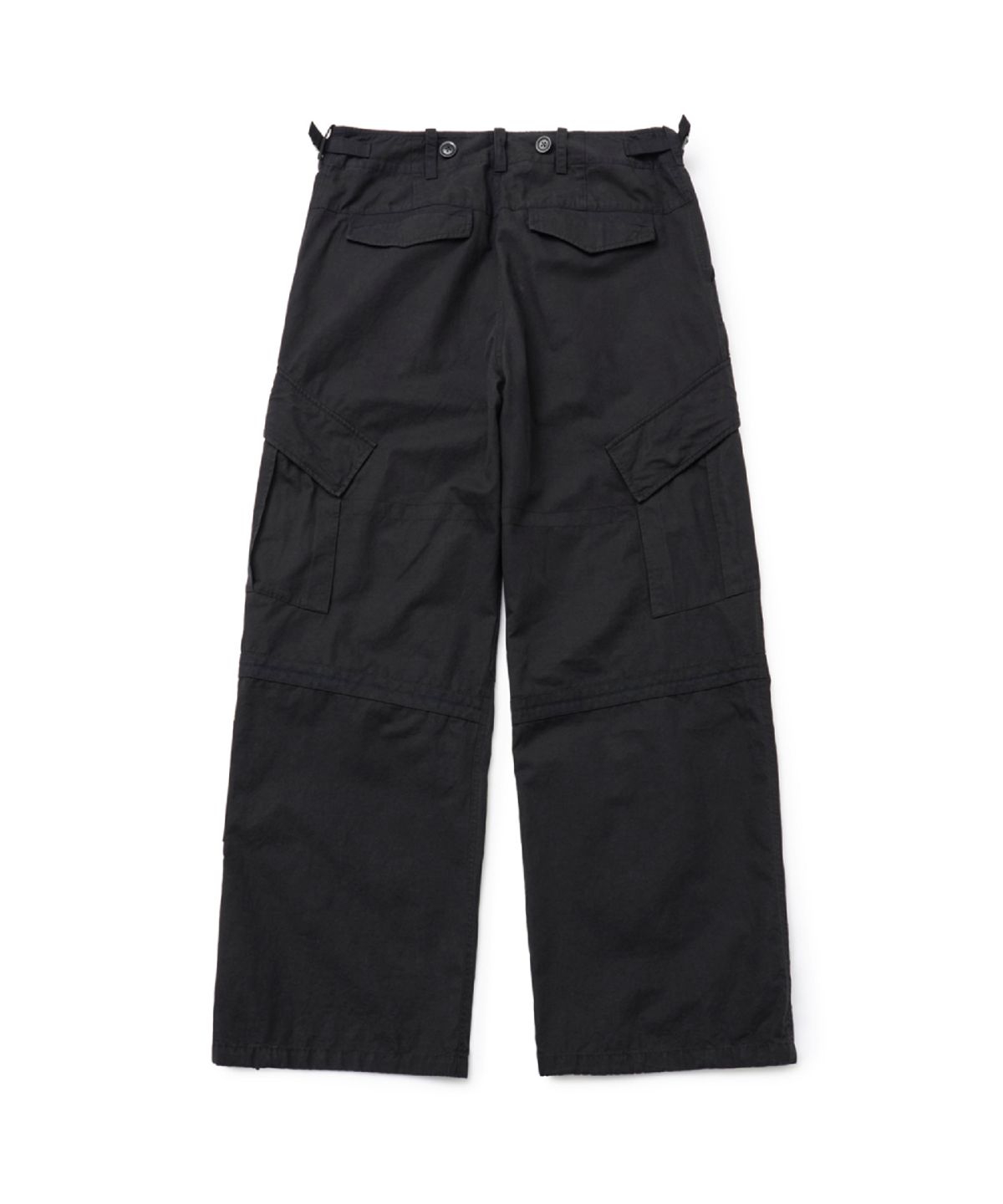 해칭룸(HATCHINGROOM) Curved Cargo Pants Black
