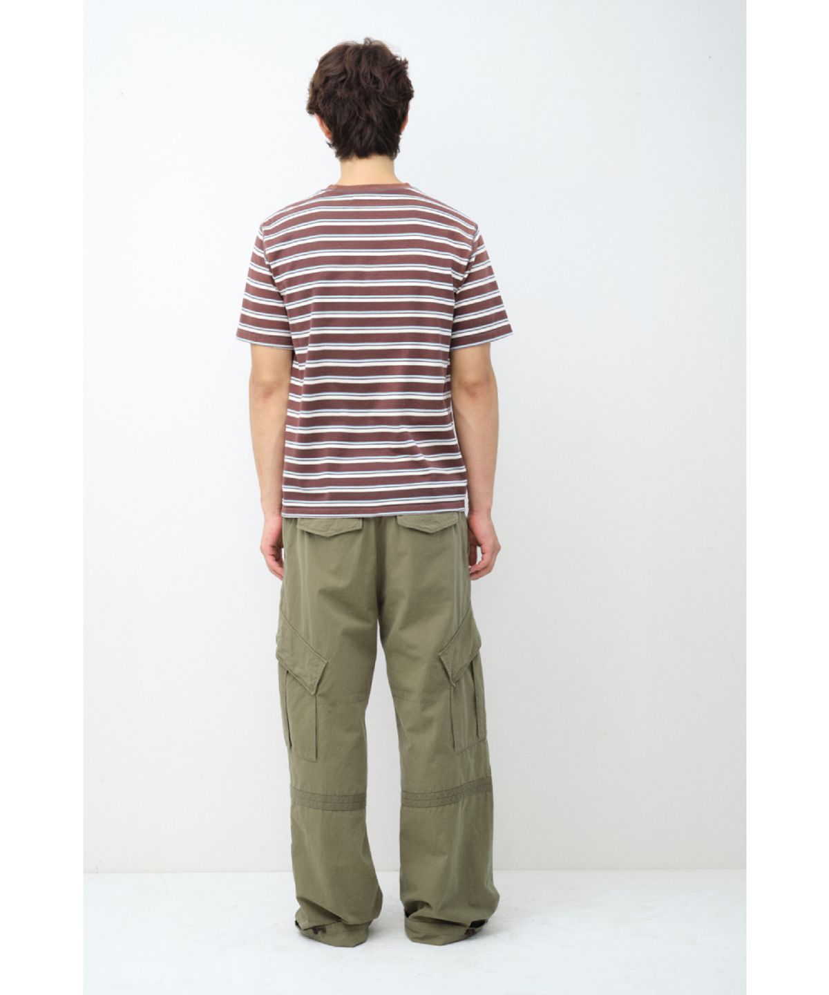 해칭룸(HATCHINGROOM) Curved Cargo Pants Khaki
