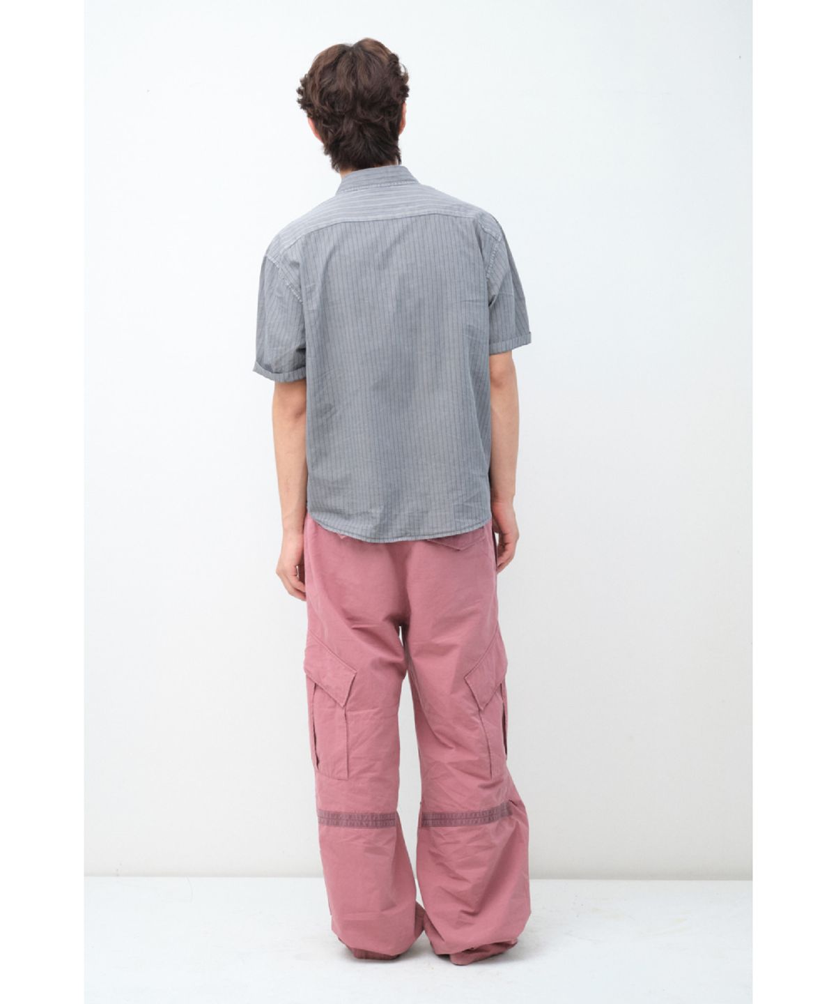 해칭룸(HATCHINGROOM) Curved Cargo Pants Pink