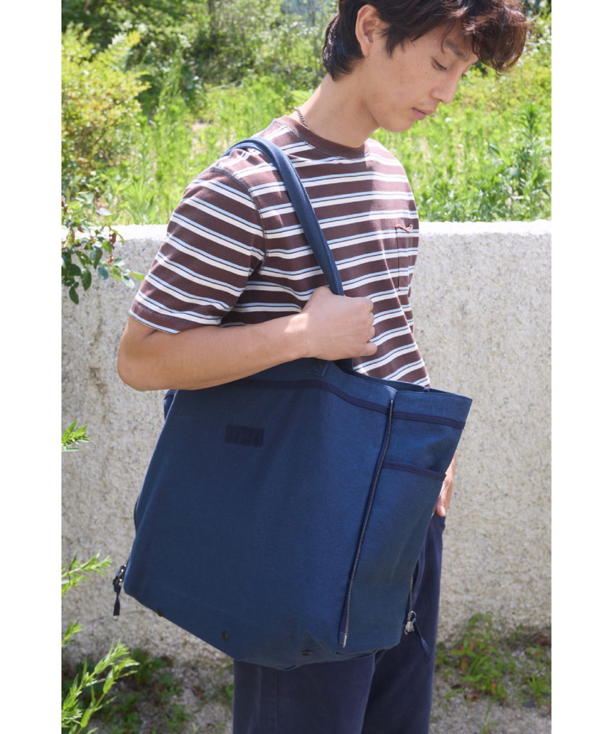 해칭룸(HATCHINGROOM) Big Tote Blue