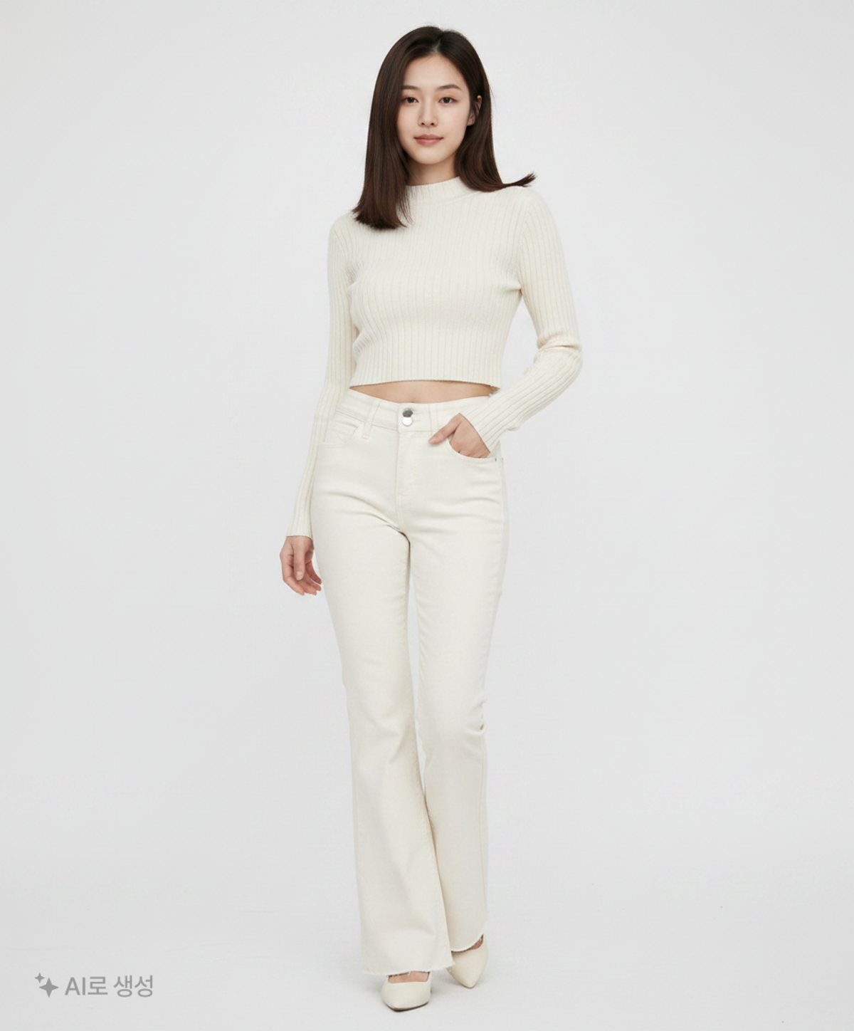 아우라(AULA) 청/데님 팬츠 S