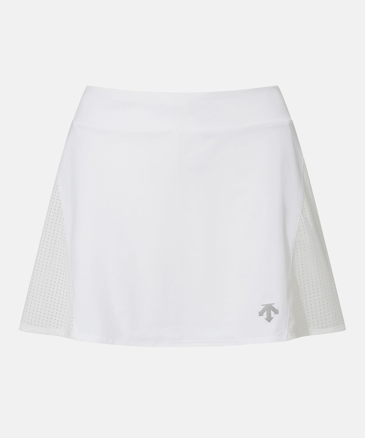 데상트(DESCENTE) 여성 러닝 2IN1 스커트 레깅스 화이트 SR322RSK71