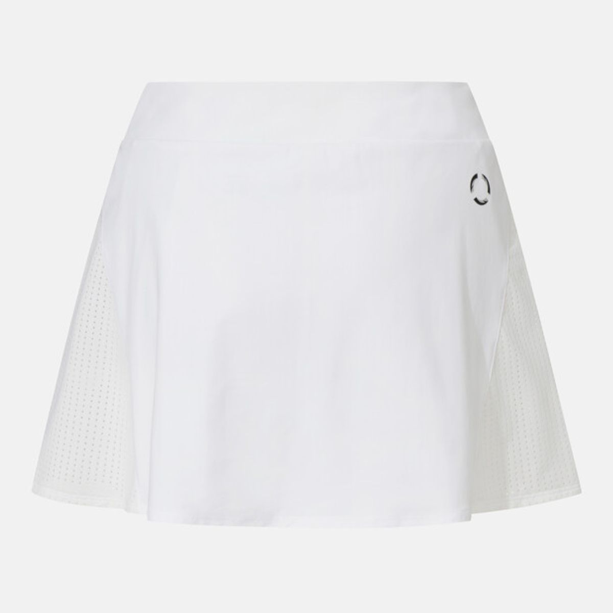 데상트(DESCENTE) 여성 러닝 2IN1 스커트 레깅스 화이트 SR322RSK71
