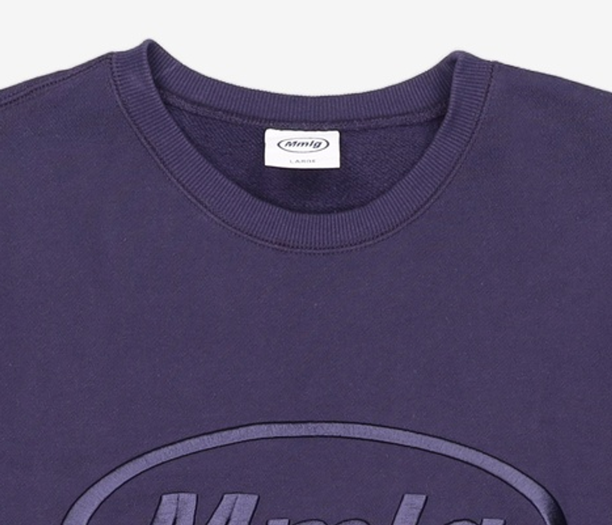 엠엠엘지(MMLG) [Mmlg] MMLG OPACITY SWEAT (PURPLE NAVY) L