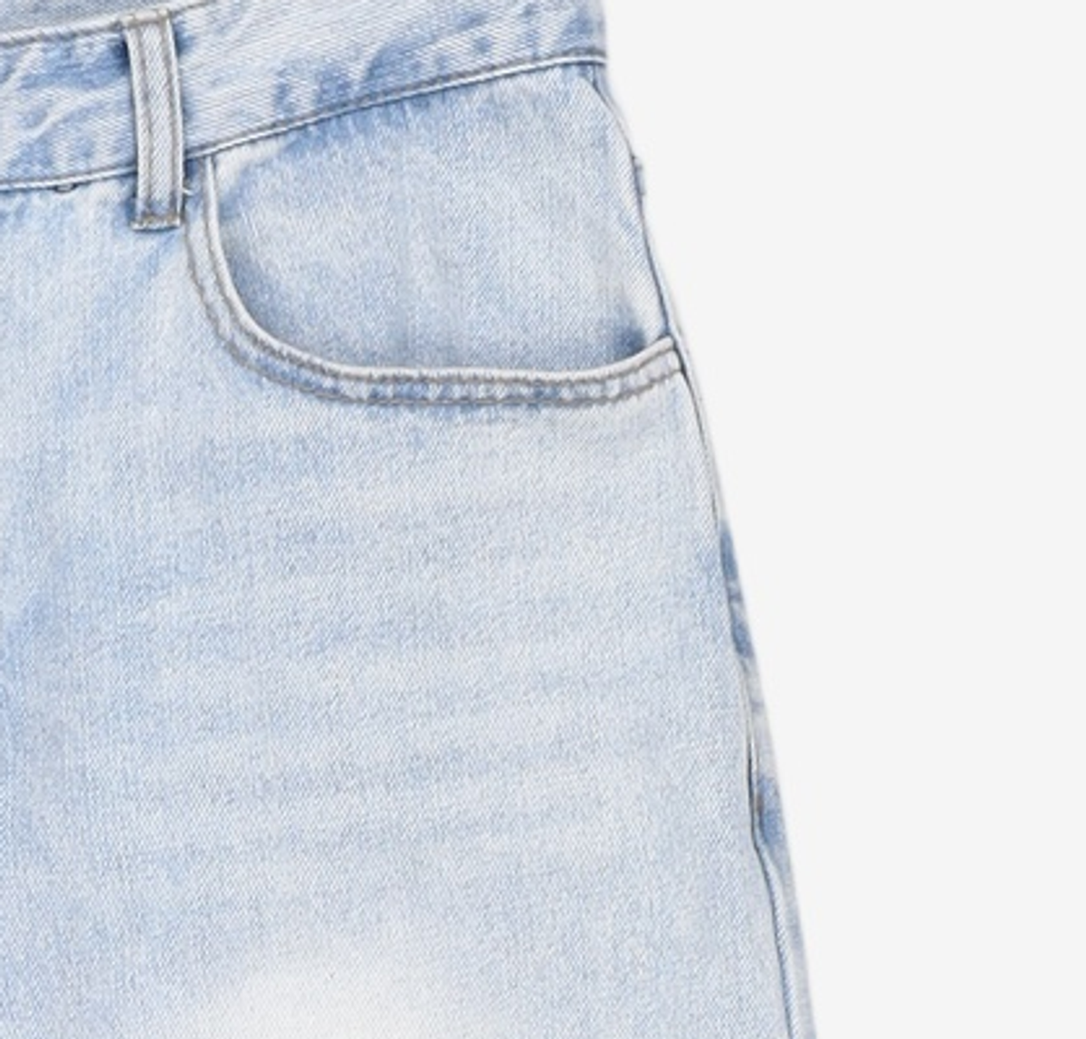 티엔지티(TNGT) Lot.872 Semi-Wide Denim Pants (Light Blue) TNPA5E103B2 78