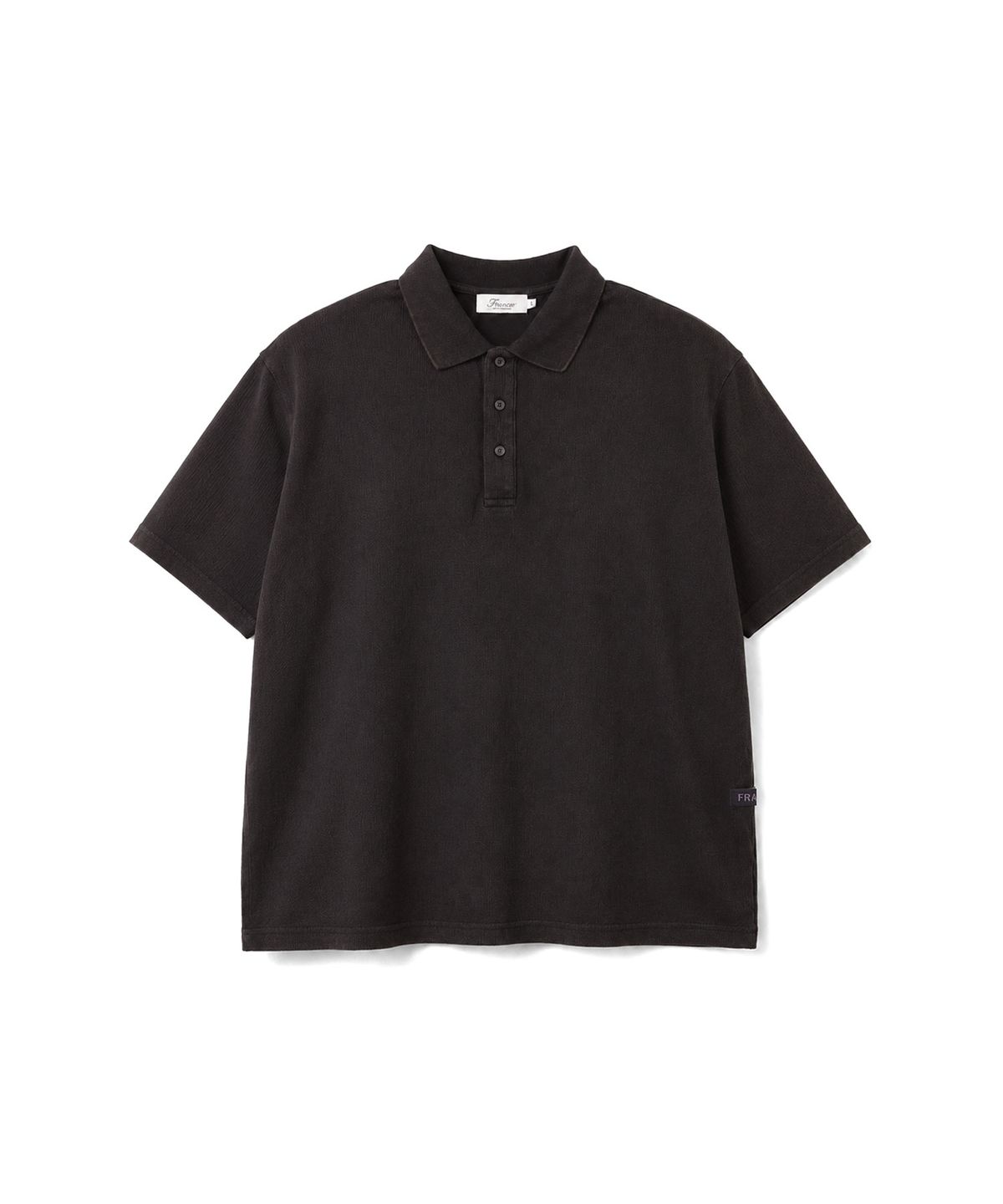 프랑코 페라로(FRANCOFERRARO) 라바토 워싱 반팔 카라티 브라운 (OM0GTTY20257)