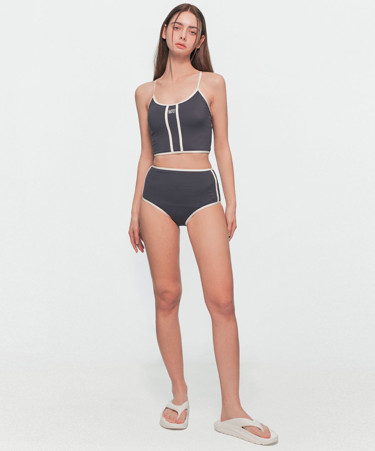 유움(UUM) LINE BIKINI NAVY