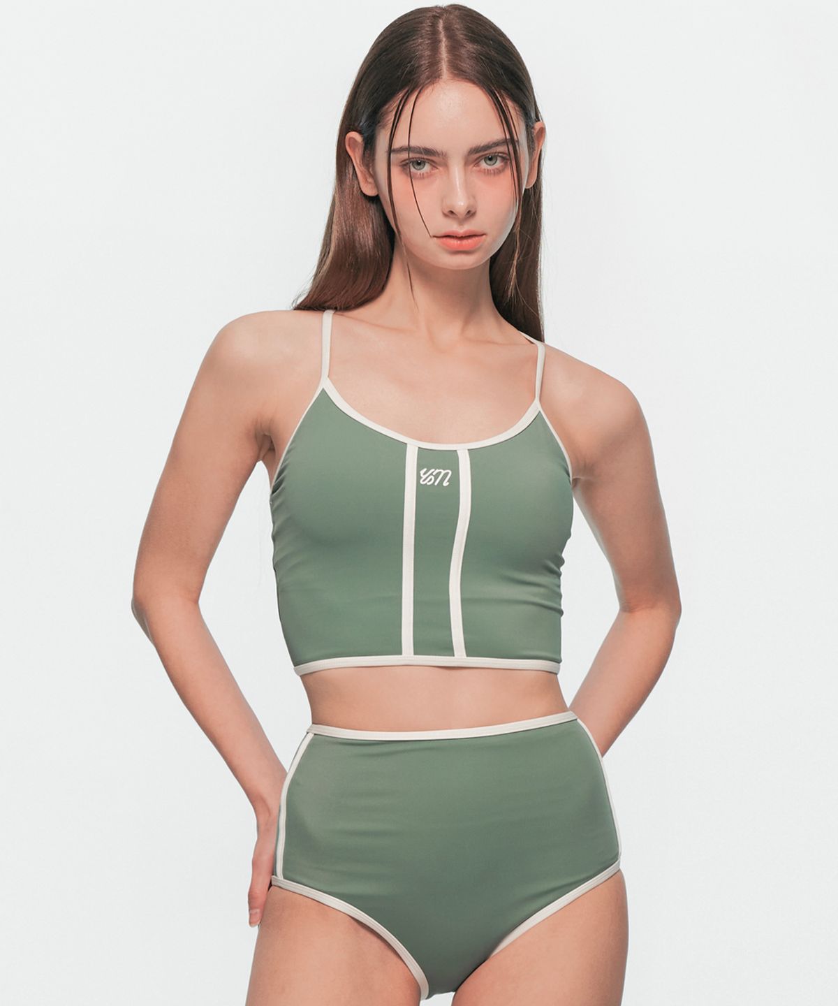 유움(UUM) LINE BIKINI MINT