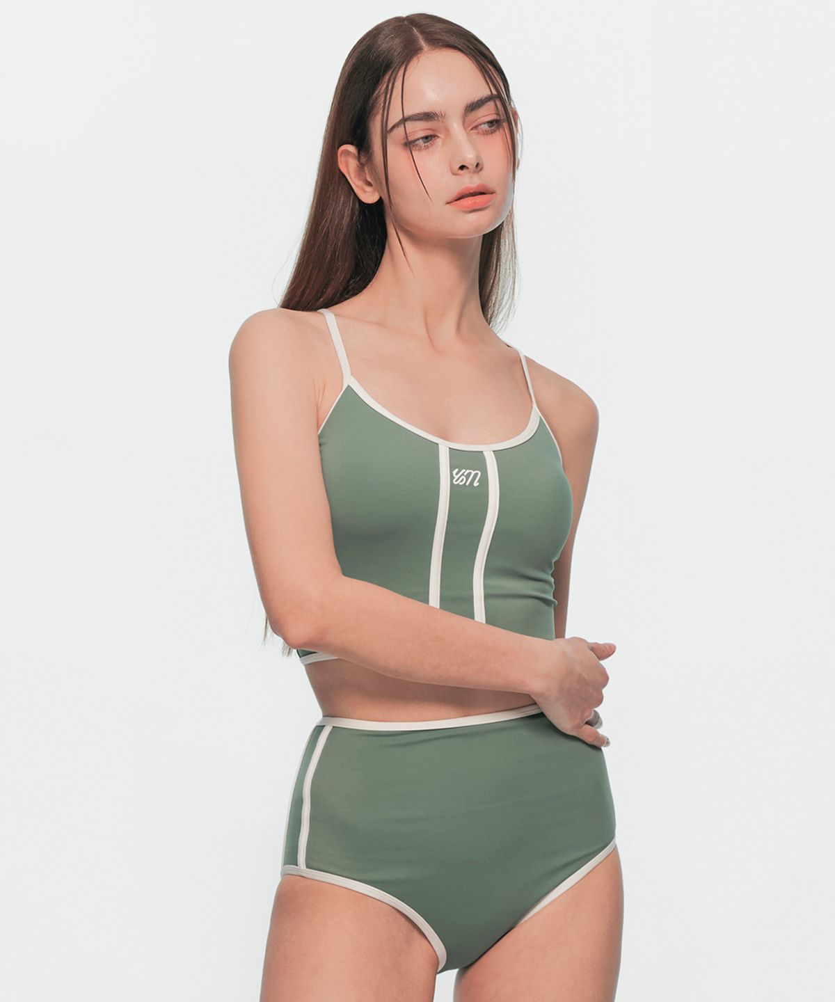 유움(UUM) LINE BIKINI MINT