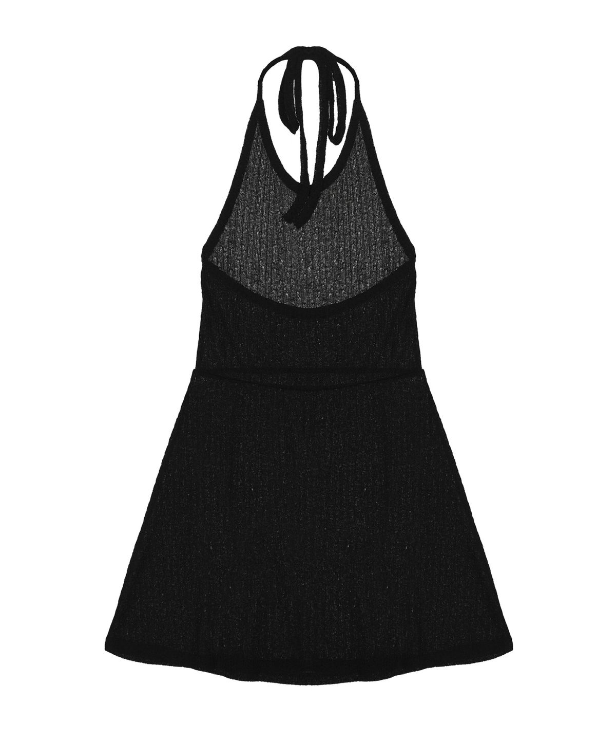 닉앤니콜(NICK&NICOLE) HALTER KNIT DRESS_BLACK