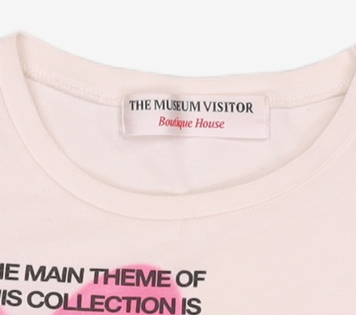 더뮤지엄비지터(THEMUSEUMVISITOR) 반소매 티셔츠 ONE