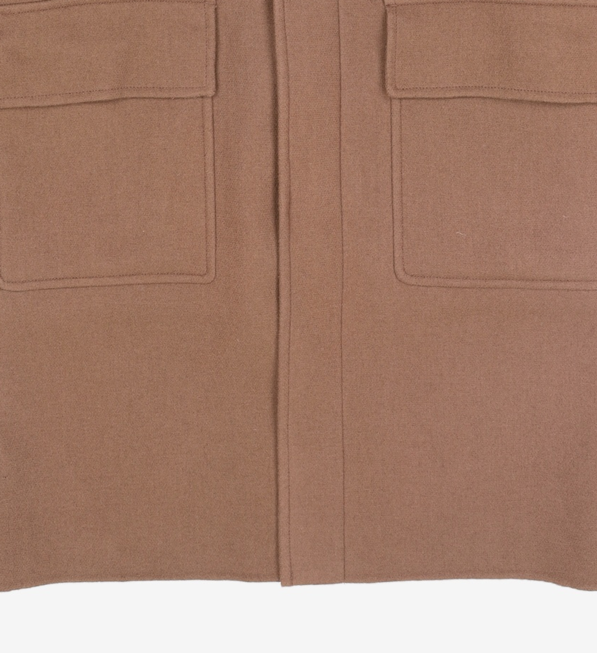 커스텀멜로우(CUSTOMELLOW) knitted collar balmacaan coat_CWCAW22606BEX 95