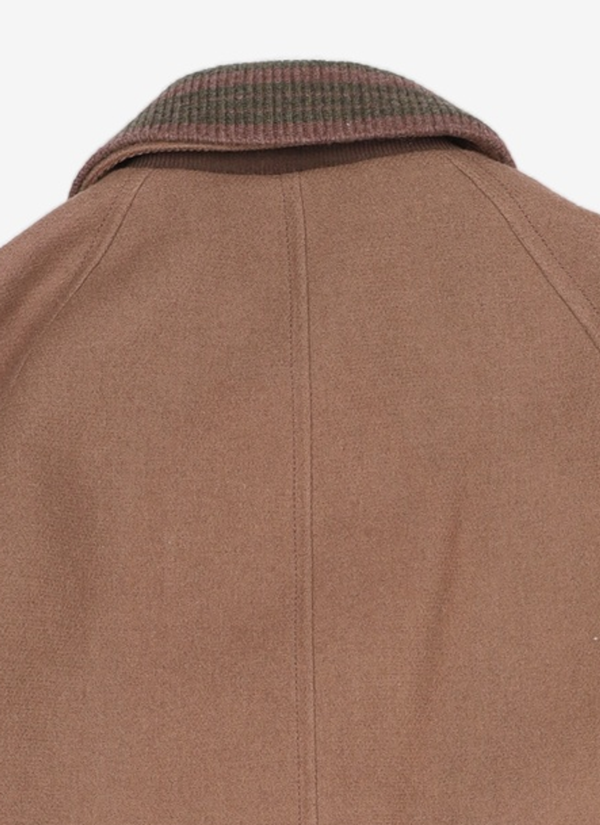 커스텀멜로우(CUSTOMELLOW) knitted collar balmacaan coat_CWCAW22606BEX 95