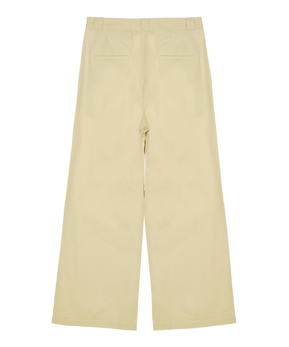 닉앤니콜(NICK&NICOLE) TUCK WIDE COTTON PANTS_BUTTER