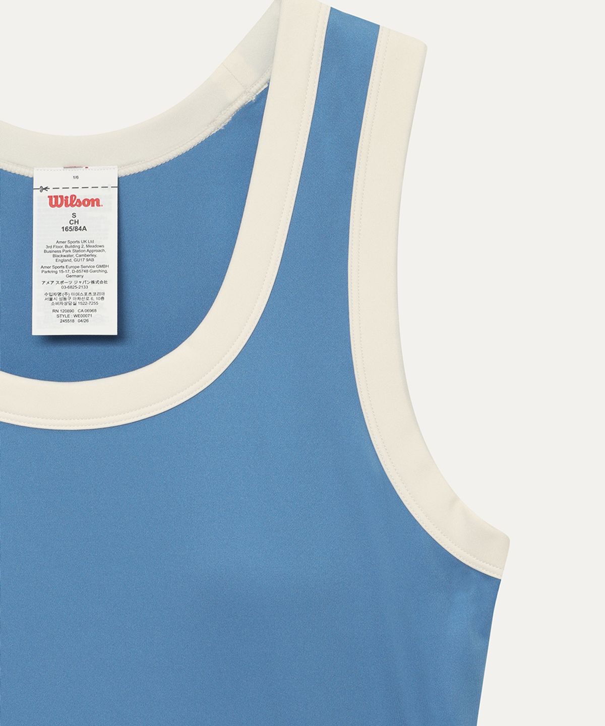 윌슨(WILSON) 콘트라스트 스쿱 넥 드레스 W (2color)