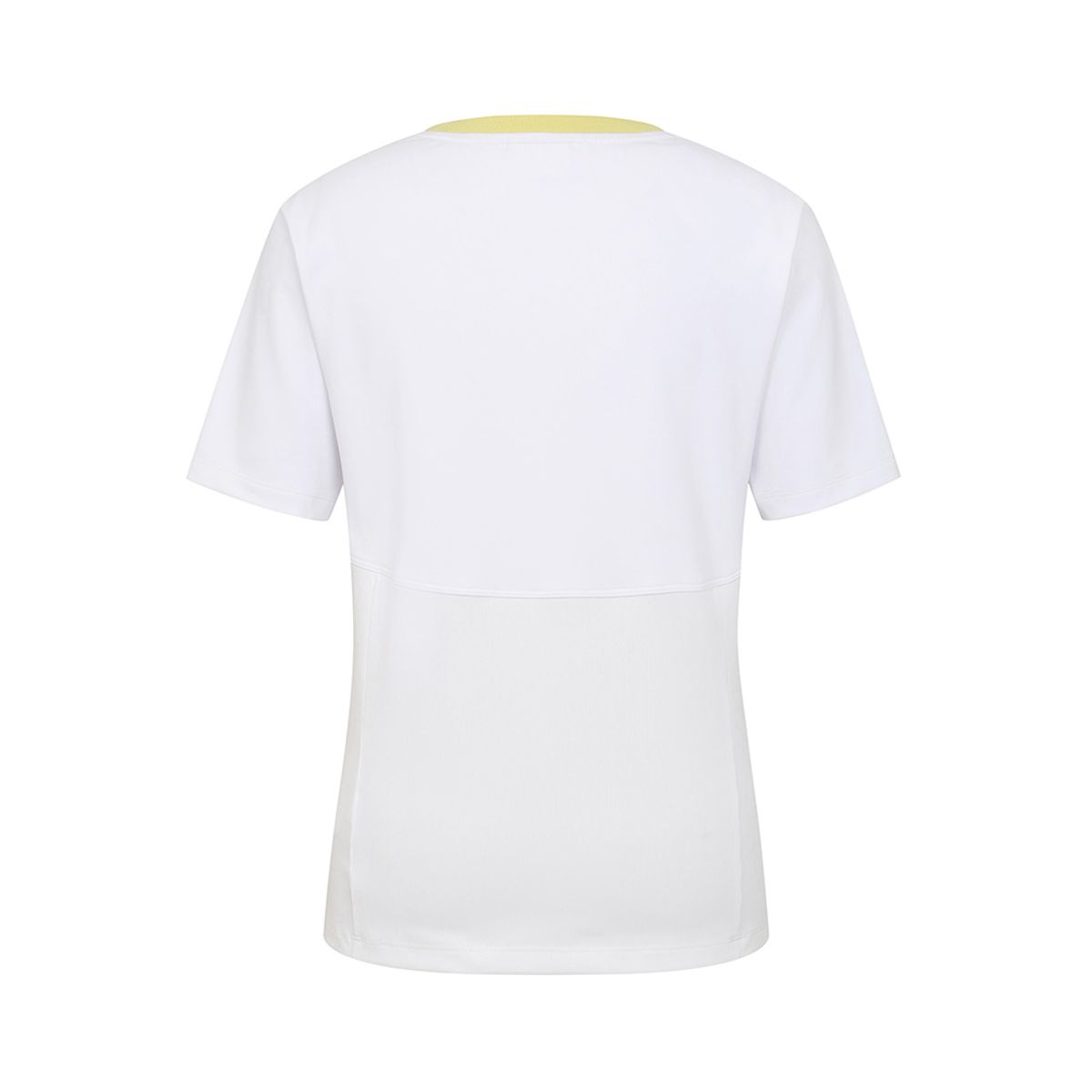 말본 골프(MALBON GOLF) 컬러드 넥 라운드 티셔츠 WHITE (WOMAN)