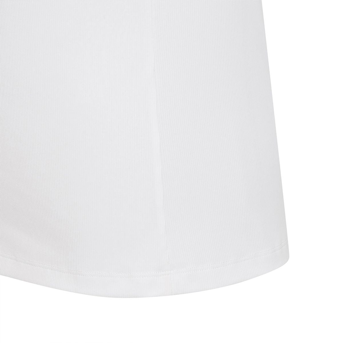말본 골프(MALBON GOLF) 컬러드 넥 라운드 티셔츠 WHITE (WOMAN)