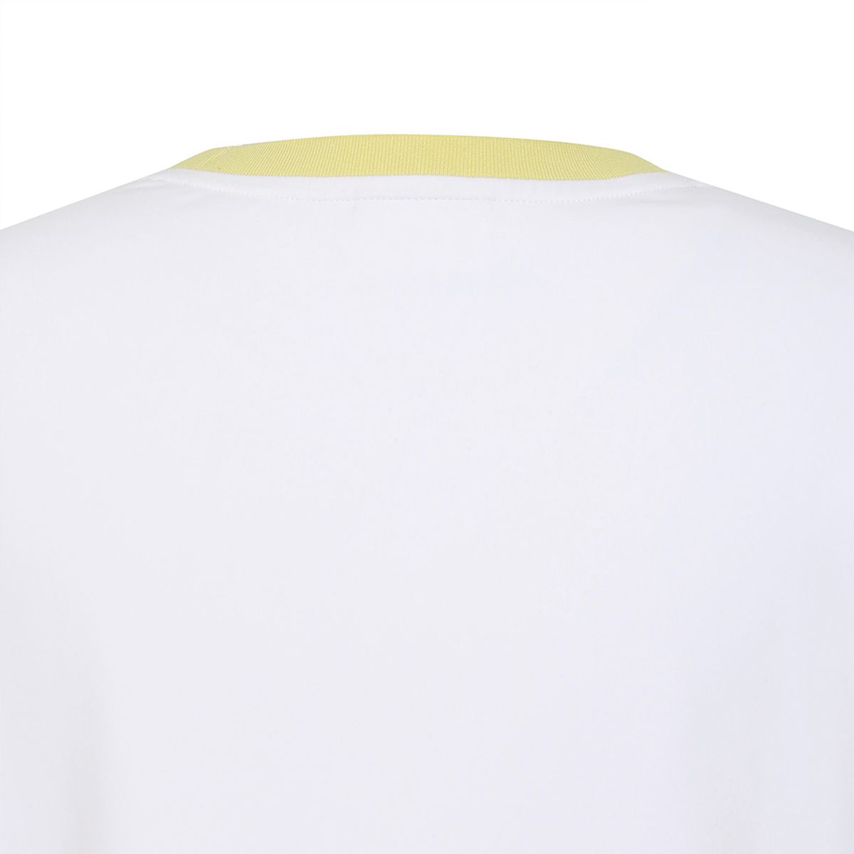 말본 골프(MALBON GOLF) 컬러드 넥 라운드 티셔츠 WHITE (WOMAN)