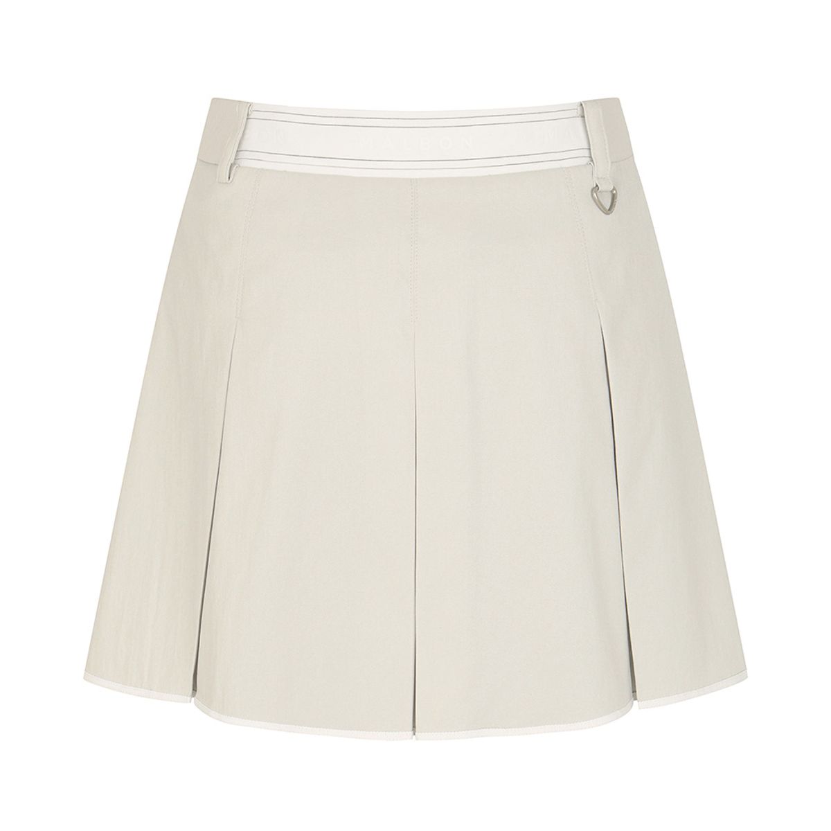 말본 골프(MALBON GOLF) 변형 플리츠 벨트 스커트 BEIGE (WOMAN)